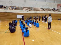 HC MATSUKURAさんにハンドボールを指導しま･･･